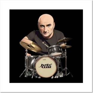 phil collins // vektor art design v8 Posters and Art